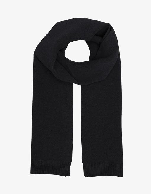 Colorful Standard Merino Wool Schal Deep Black Damen schwarz